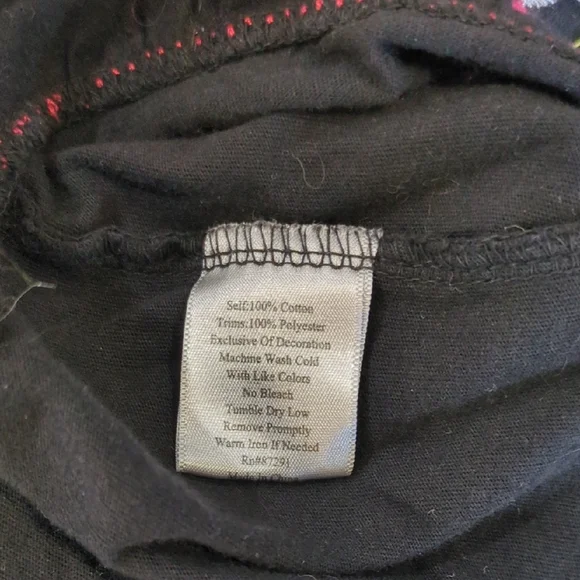 Vintage Johnny Was Tank Dress With Full Skirt And Embroidery. Size Small. - Picture 8 of 9